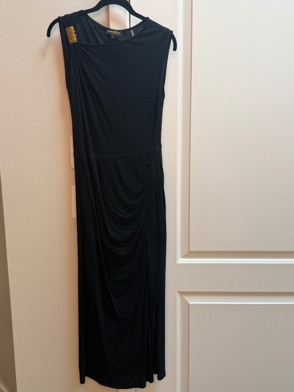 Ramy Brook black midi dress size 4